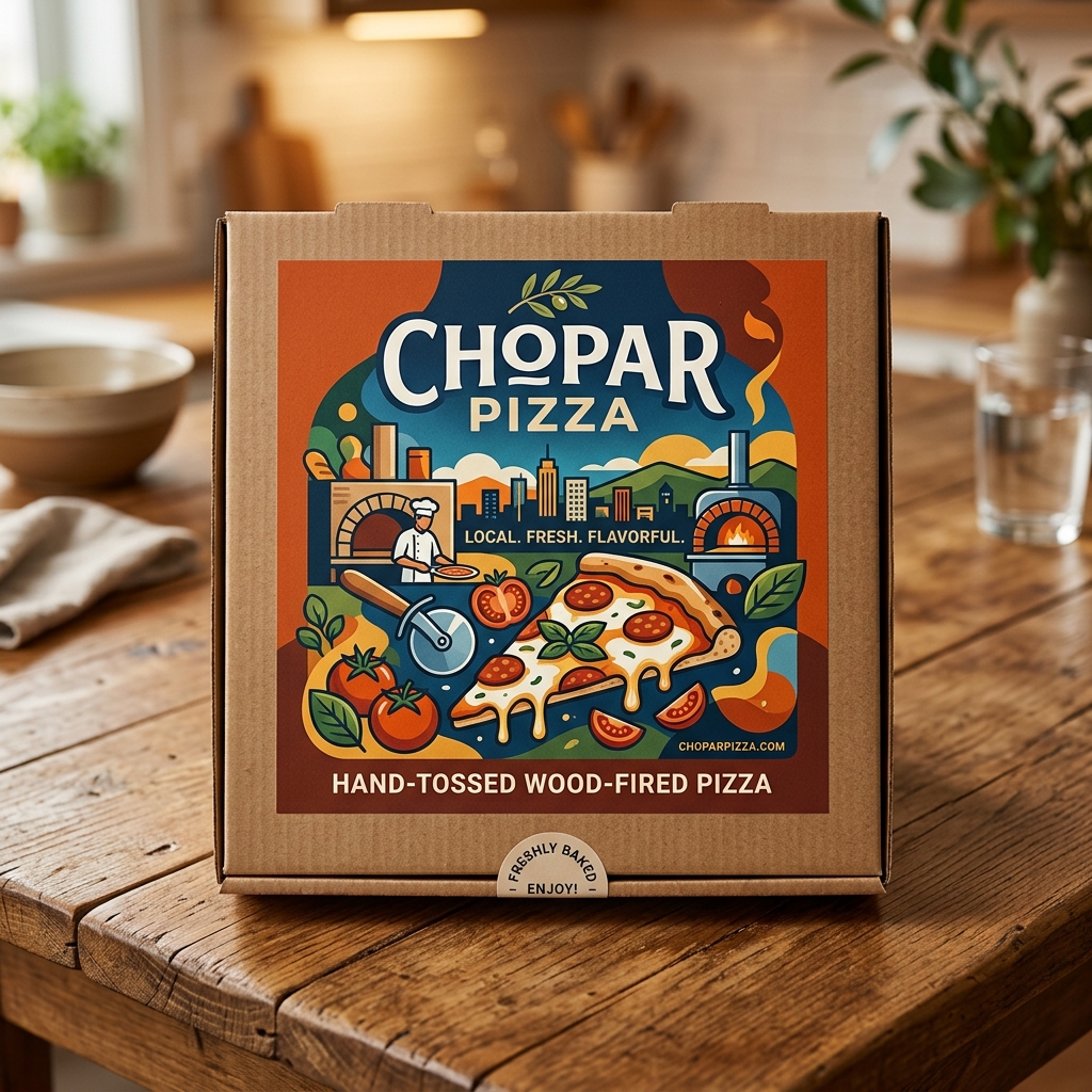 Chopar Pizza Box
